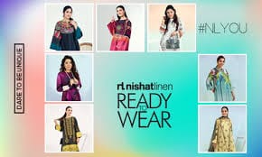 Nishat Linen original clothing collection displayed on FatimaWears