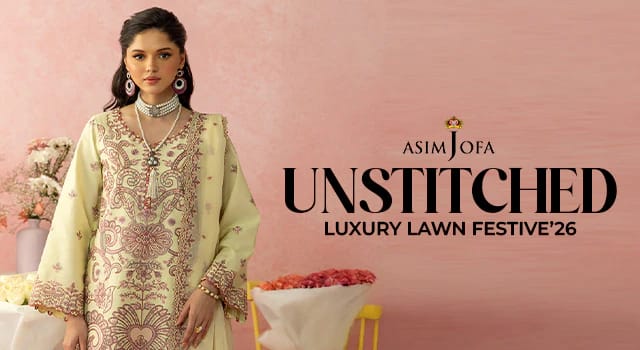 Asim Jofa original clothing collection displayed on FatimaWears